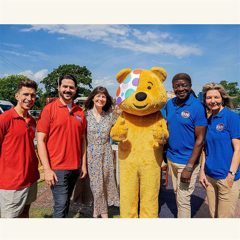 An image of children receiving much needed support