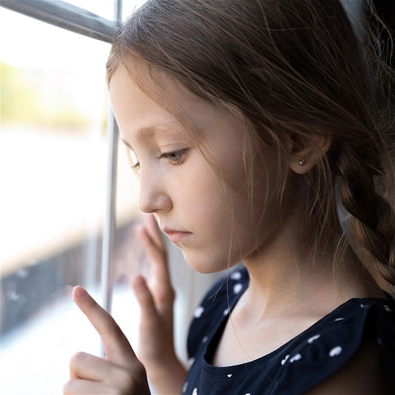 An image of children receiving much needed support